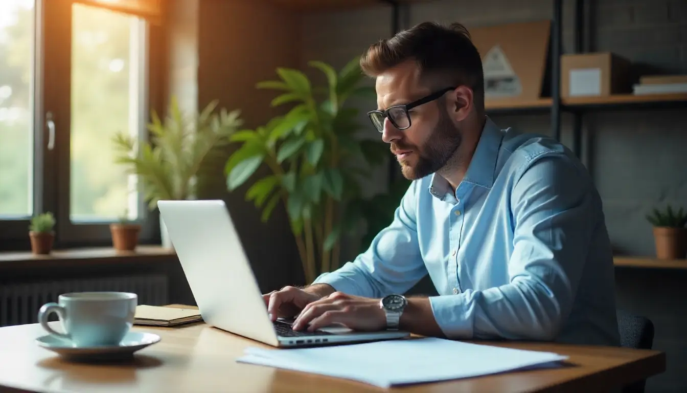 Modern small business office