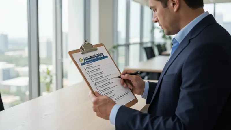 Commercial property insurance checklist USA 2026 — business owner annual coverage review replacement cost coinsurance