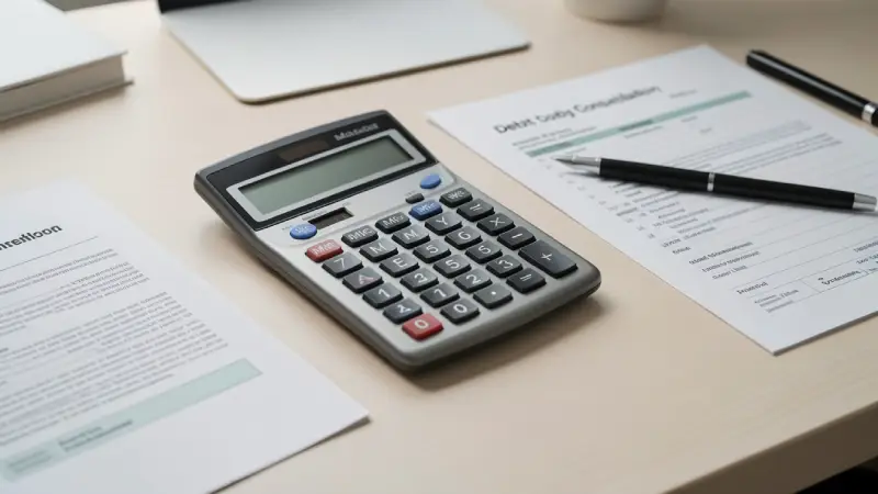 Debt consolidation monthly savings calculator 2026