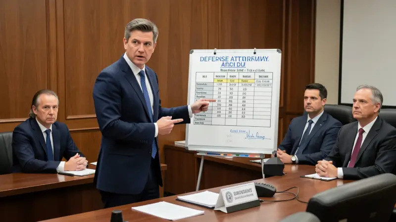 DUI defense attorney presenting case in court 2026