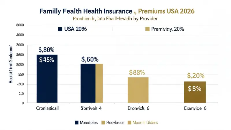 Family health insurance monthly cost comparison UnitedHealthcare vs Kaiser BCBS Aetna 2026