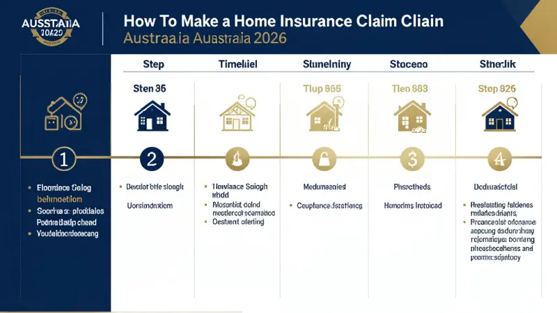 How to make a home insurance claim Australia 2026 — step by step timeline process