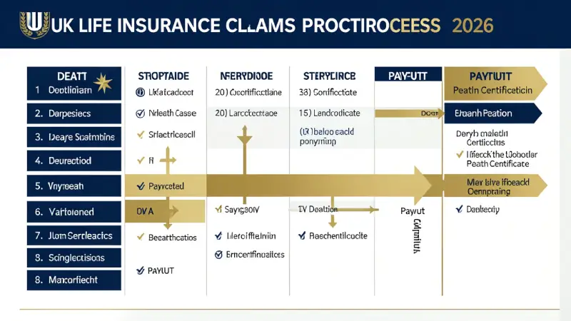 UK life insurance claims process 2026 — step by step from death certificate to payout