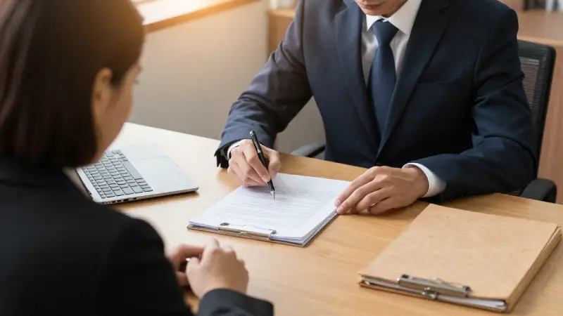 How to choose the best medical malpractice lawyer USA 2026 — attorney and client reviewing case criteria for hiring