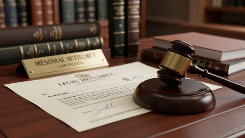 Mesothelioma settlement amounts USA 2026 — average compensation values