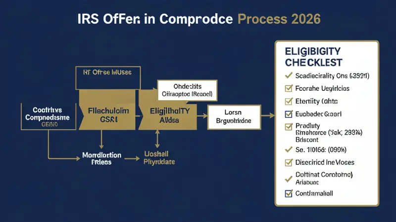 IRS Offer in Compromise process USA 2026 — step by step timeline how to apply and qualify