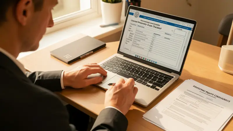 Personal injury claim checklist UK 2026 — what to do after an accident to maximise your compensation