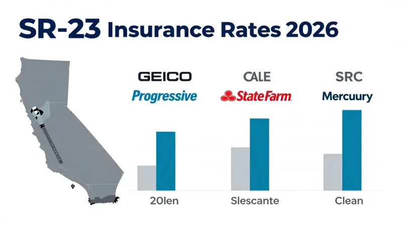 SR22 insurance rates comparison California 2026