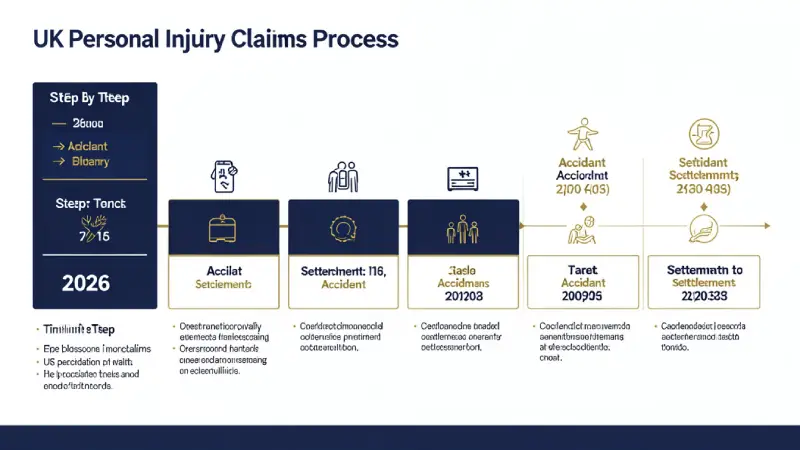 UK personal injury claims process timeline 2026 — step by step from accident to settlement