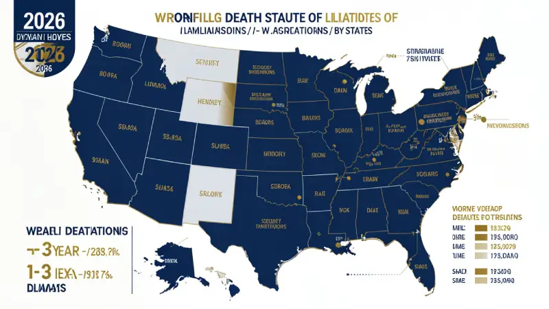 Wrongful death statute of limitations by state USA 2026 — filing deadlines 1-3 years
