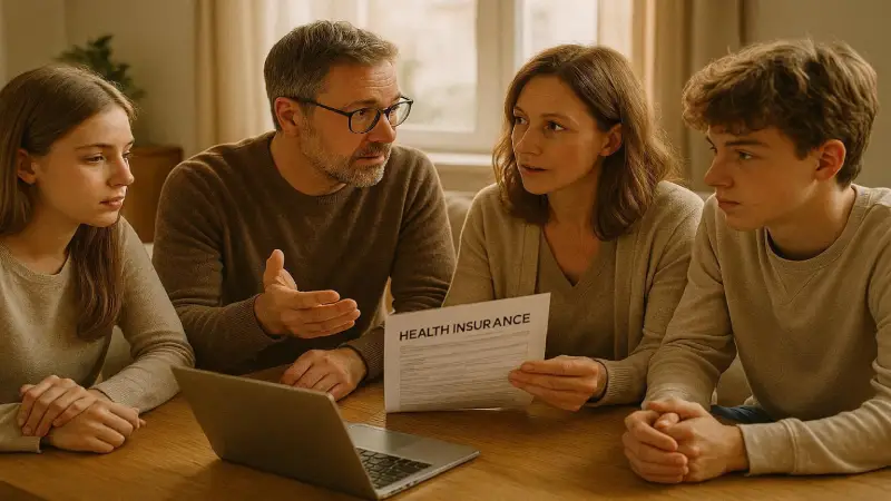 Deutsche Familie PKV Vergleich Angebote 2026 warm editorial