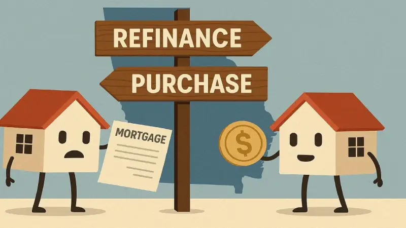 refinance mortgage Georgia concept