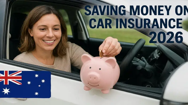 Australian driver comparing car insurance options online 2026 editorial