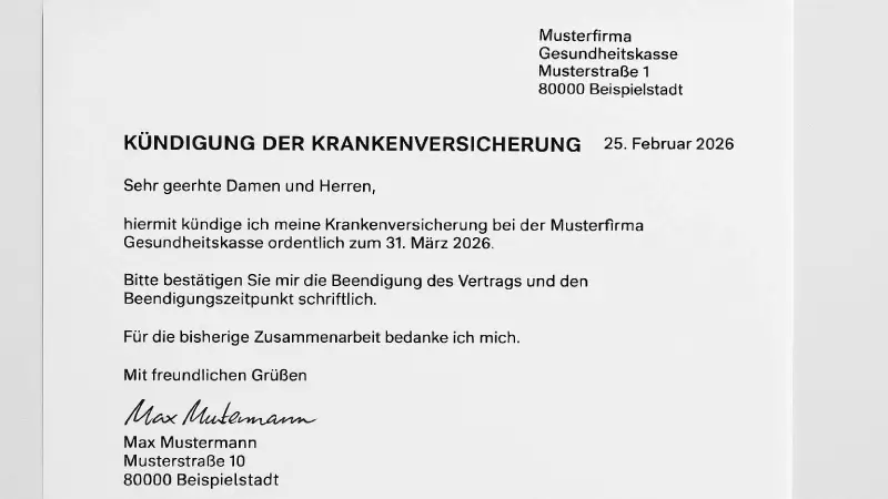 Krankenkasse wechseln online Formular 2026 Deutschland