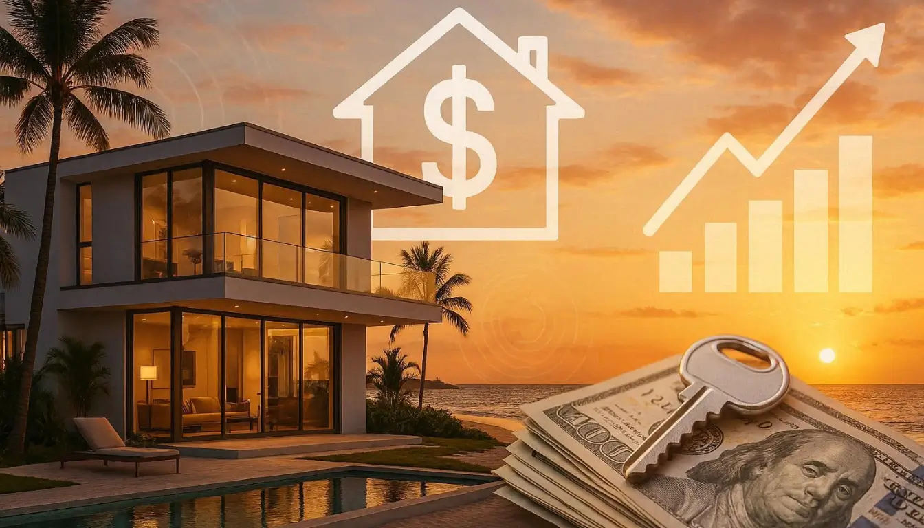 modern Florida beachfront house mortgage