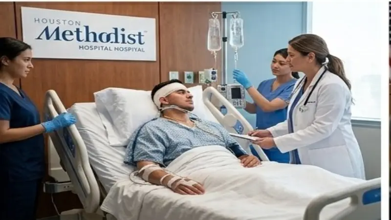 Injured truck accident victim receiving hospital care in Dallas 2026