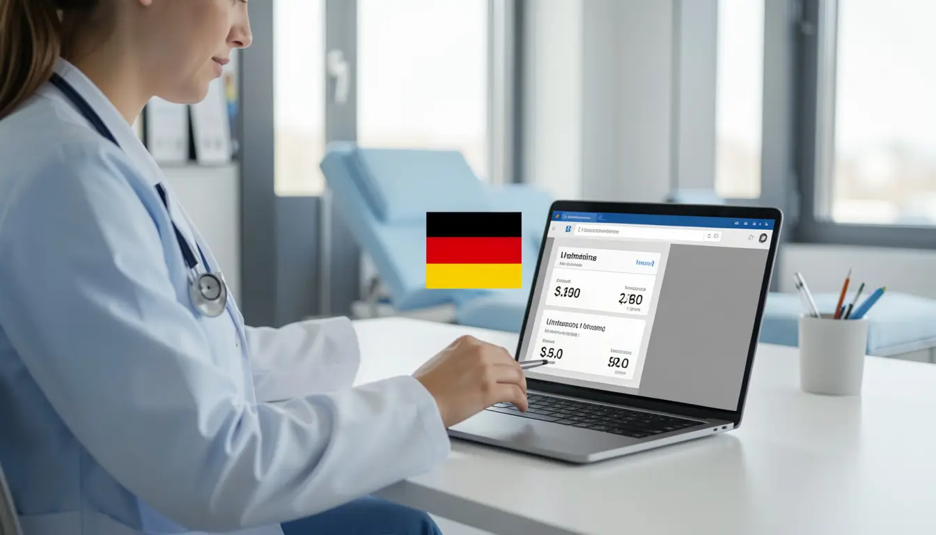 German healthcare concept