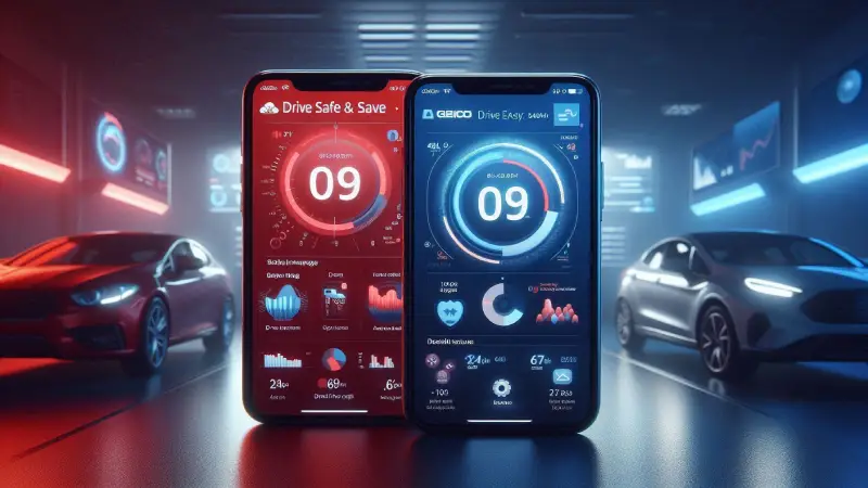 State Farm Drive Safe Save vs Geico DriveEasy telematics comparison 2026