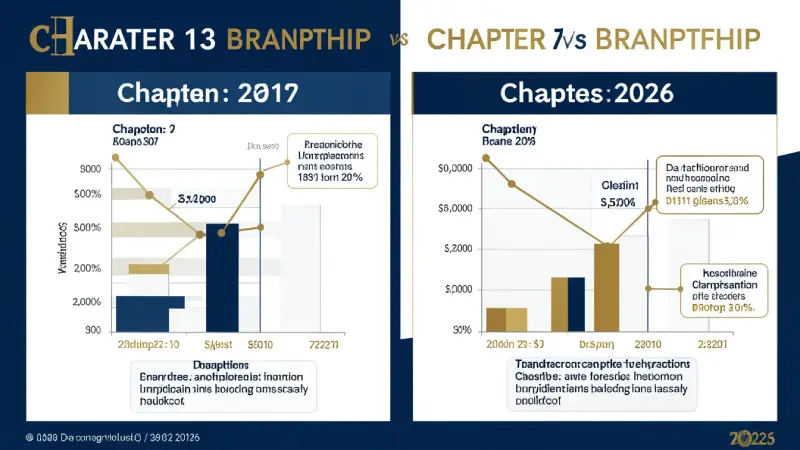 Chapter 7 vs Chapter 13 bankruptcy comparison 2026 — infographic