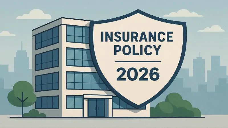 Modern commercial office building protected by Chubb AIG Travelers Hartford insurance 2026