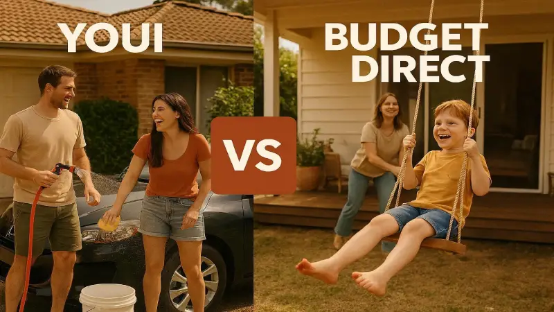 Car insurance price comparison chart Australia iSelect Compare the Market Youi Budget Direct 2026