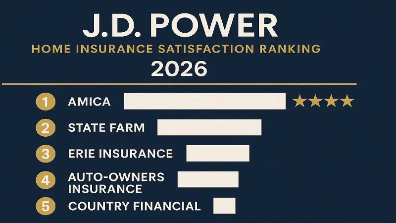 Best homeowners insurance companies USA 2026 — J.D. Power AM Best NAIC rankings
