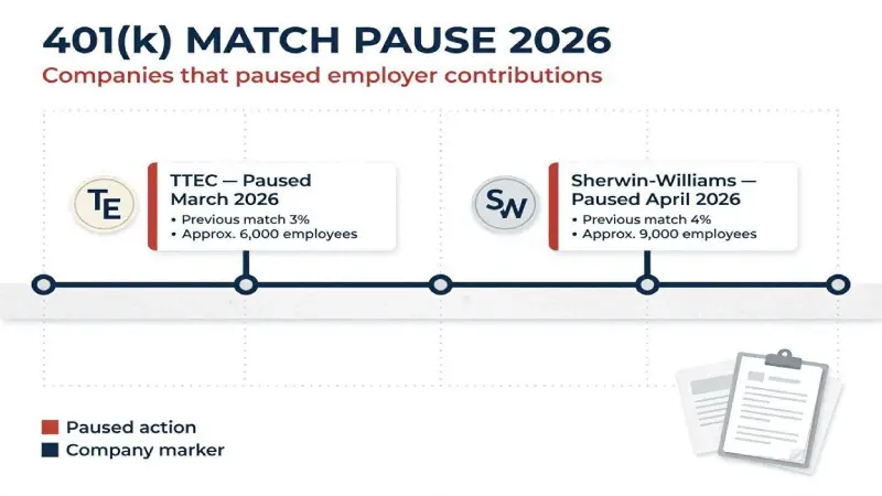 6 retirement saving moves when employer pauses 401k match 2026 — Roth IRA HSA alternatives