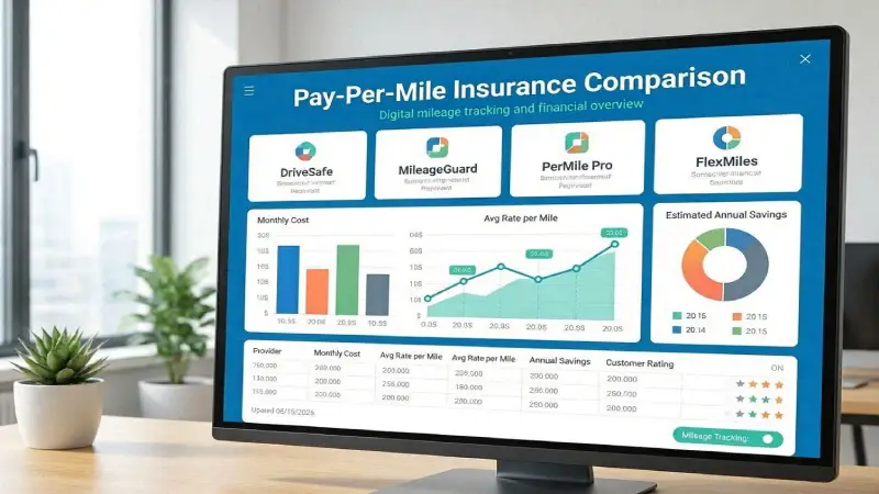 Comparison of pay-per-mile insurance providers in the USA