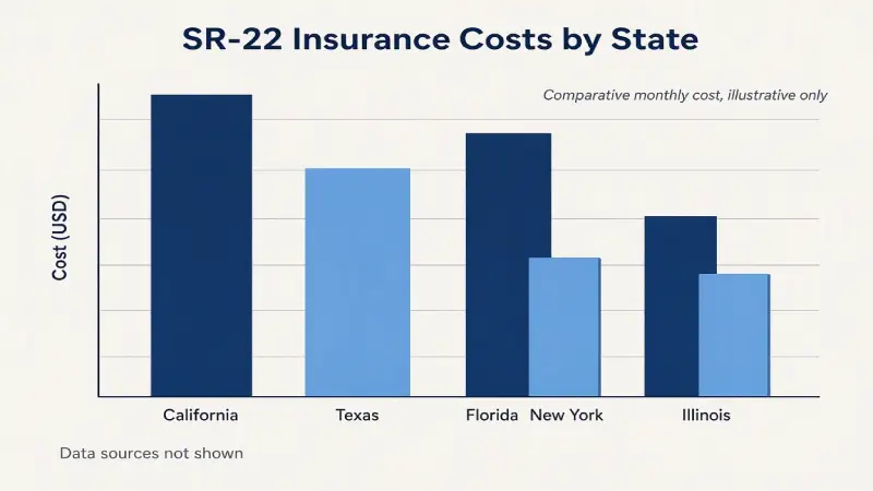 SR-22 insurance cost comparison